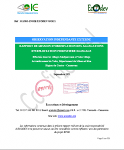 Lire la suite à propos de l’article OBSERVATION INDEPENDANTE EXTERNE Septembre 2021