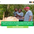 Implementation of the forest monitoring projects (RTM2 and PISCCA) in the department of Mbam and Kim: facts and figures