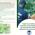 Projet de surveillance forestière communautaire et de protection des droits des défenseurs de l’environnement